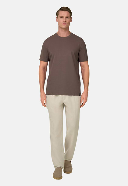 City Linen Trousers, Sand, hi-res