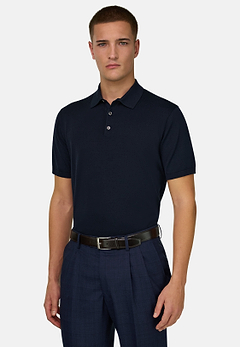 Polo Di Maglia In Cotone Seta