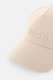 Peaked Cap in Knitted Fabric, OFFWHITE, thumb, 2