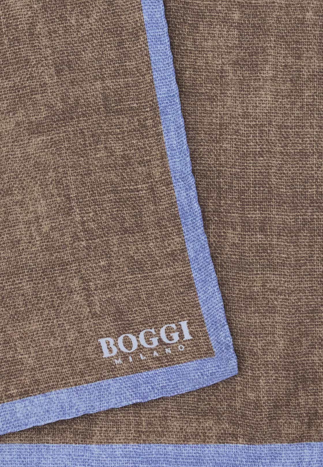 Colour Block Silk Pocket Square, Taupe, hi-res, 3