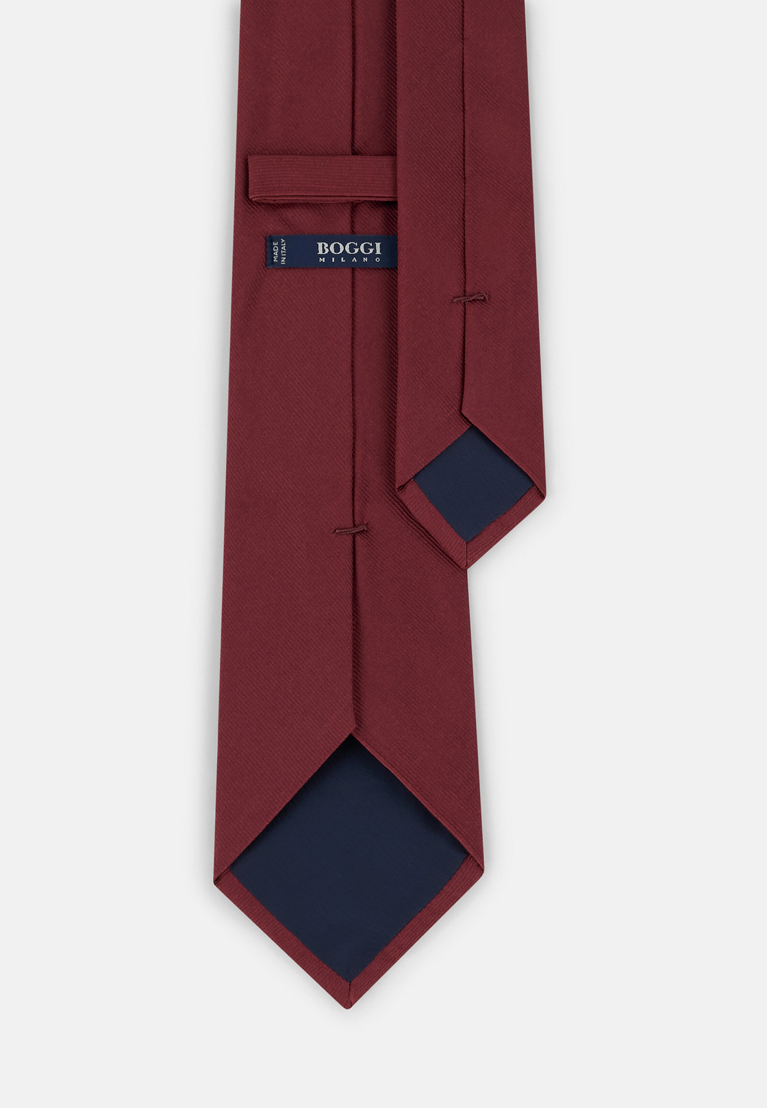 Silk Tie, Burgundy, hi-res, 3