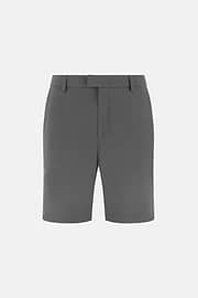 Bermudashorts aus elastischem Seerzucker-Nylon B Tech, Dunkelgrau, thumb, 5