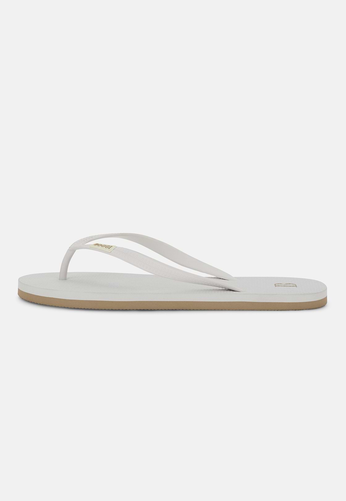 Tongs En Caoutchouc, Blanc, hi-res