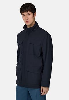 Fieldjacket Aus Technischer Wolle