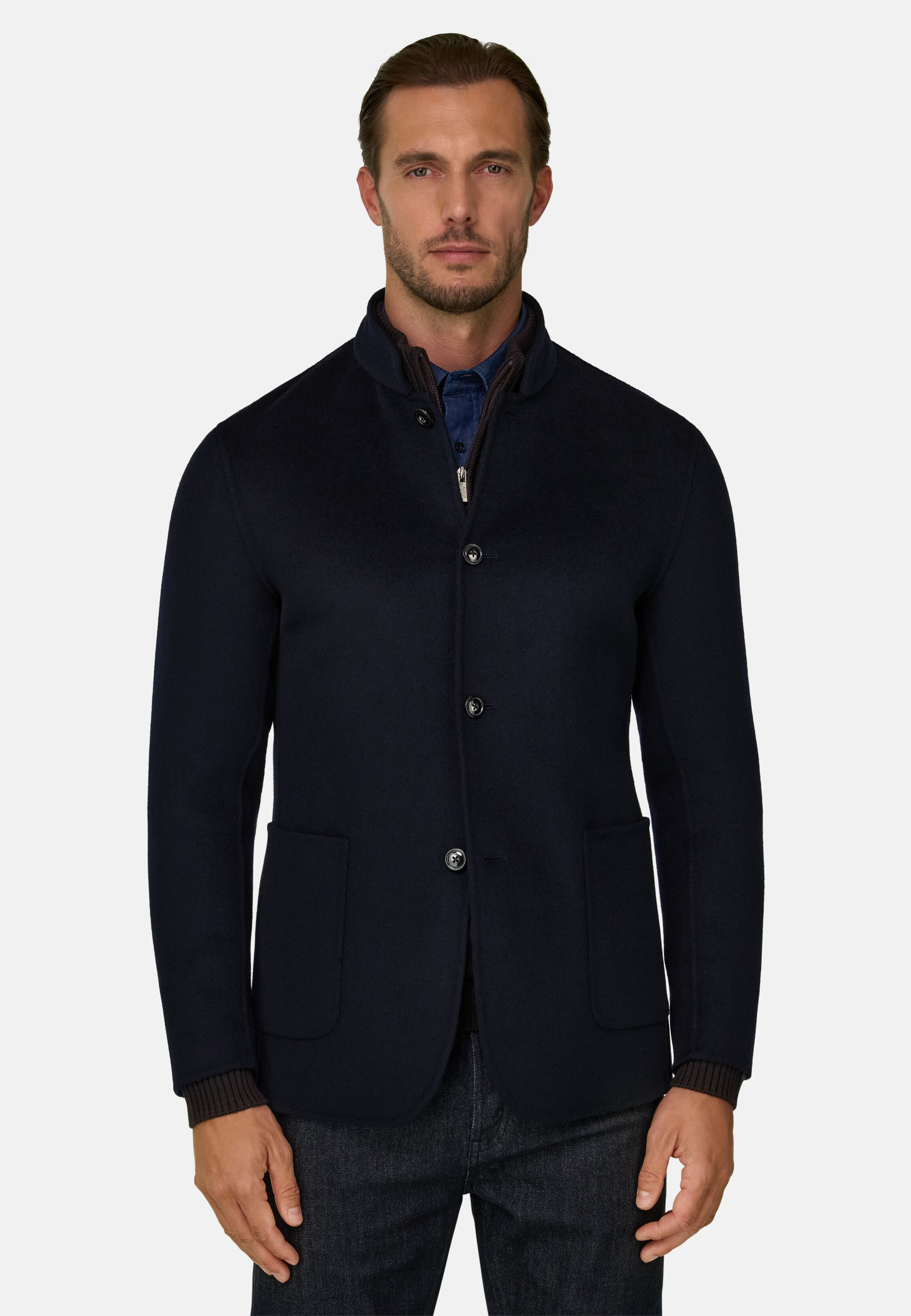 KYOTO Blazer in Wool, Navy blue, hi-res, 1
