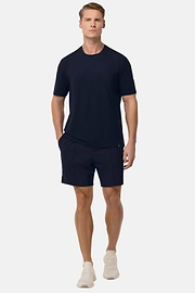 Camiseta de piqué de alto rendimiento S.Cafè®, Azul  Marino, hi-res