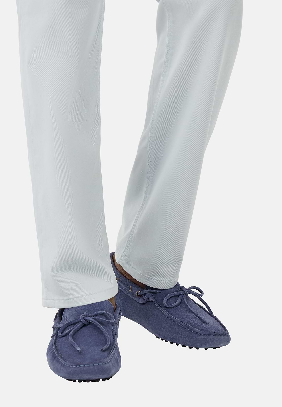 Wind Loafers in Suede Leather, Air-blue, hi-res