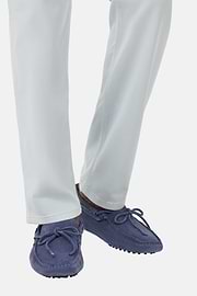 Wind Loafers in Suede Leather, Air-blue, hi-res