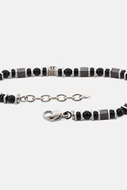 Edelstahl-Armband Mit Sodalith-Perlen, Schwarz, thumb, 3