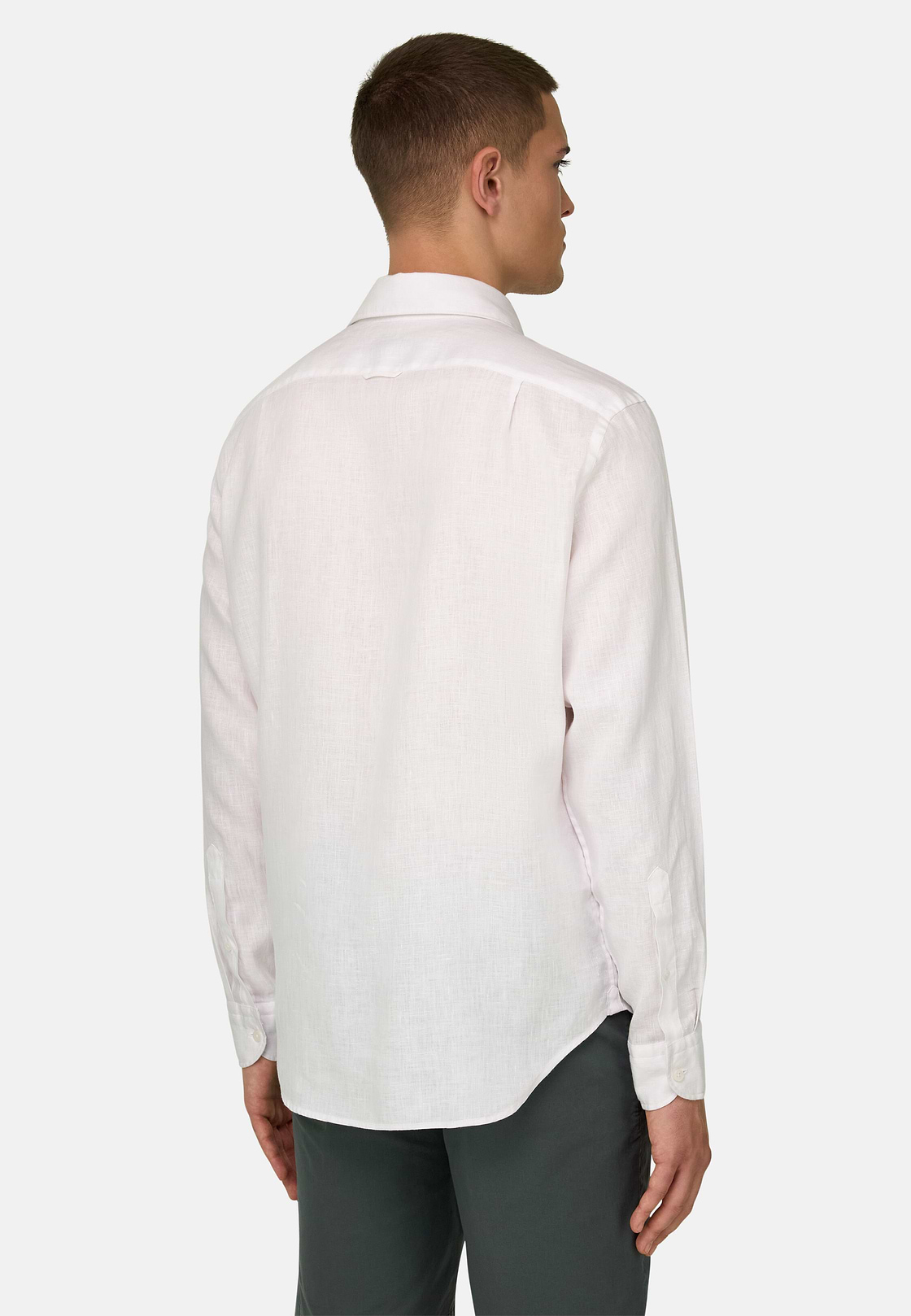 Hemd Aus Leinen Regular Fit, Weiß, hi-res, 3