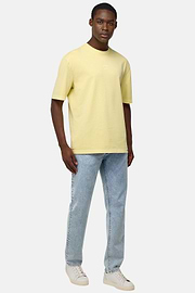 Jean En Denim Extensible Bleu À Délavage Clair, Bleu clair, hi-res