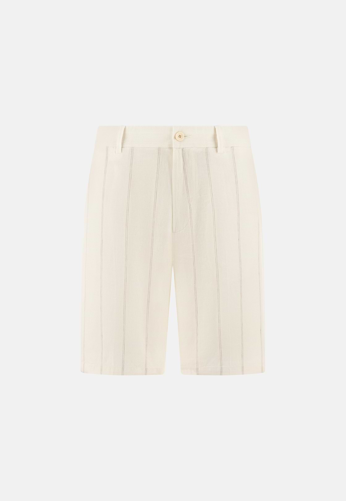 Bermudas in Linen, White, hi-res, 1