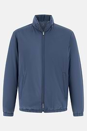 Technical Fabric Bomber Jacket, Light Blue, thumb, 5