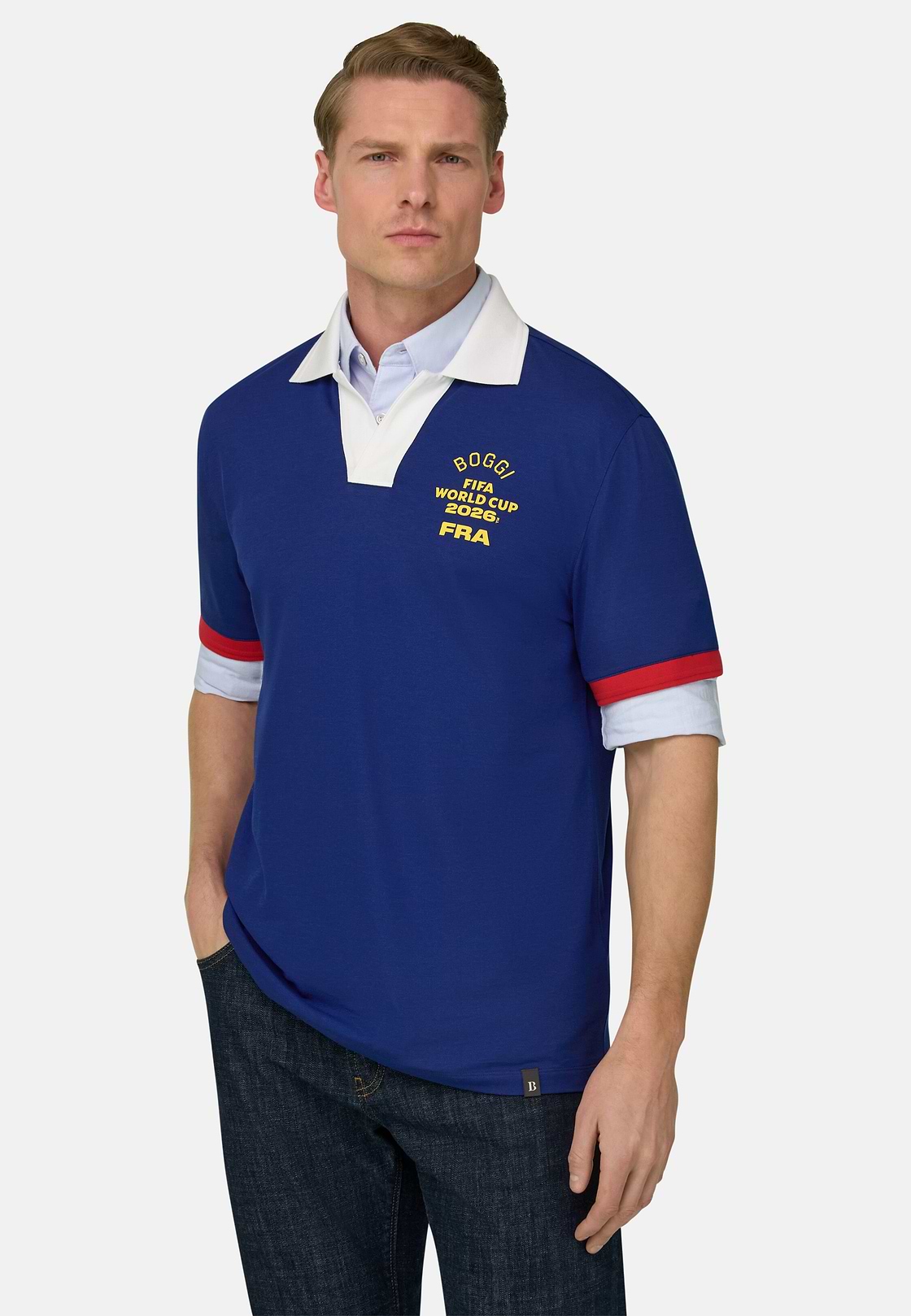 FIFA World Cup 2026 Winner Nations Polo In Cool Jade Piqué, Navy blue, hi-res, 3
