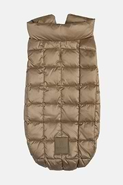 Bomber Pour Chien En Tissu Technique En Plume D'Oie, Beige, hi-res