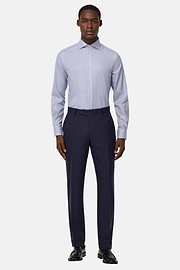 Regular Fit Cotton Shirt, Blue, hi-res