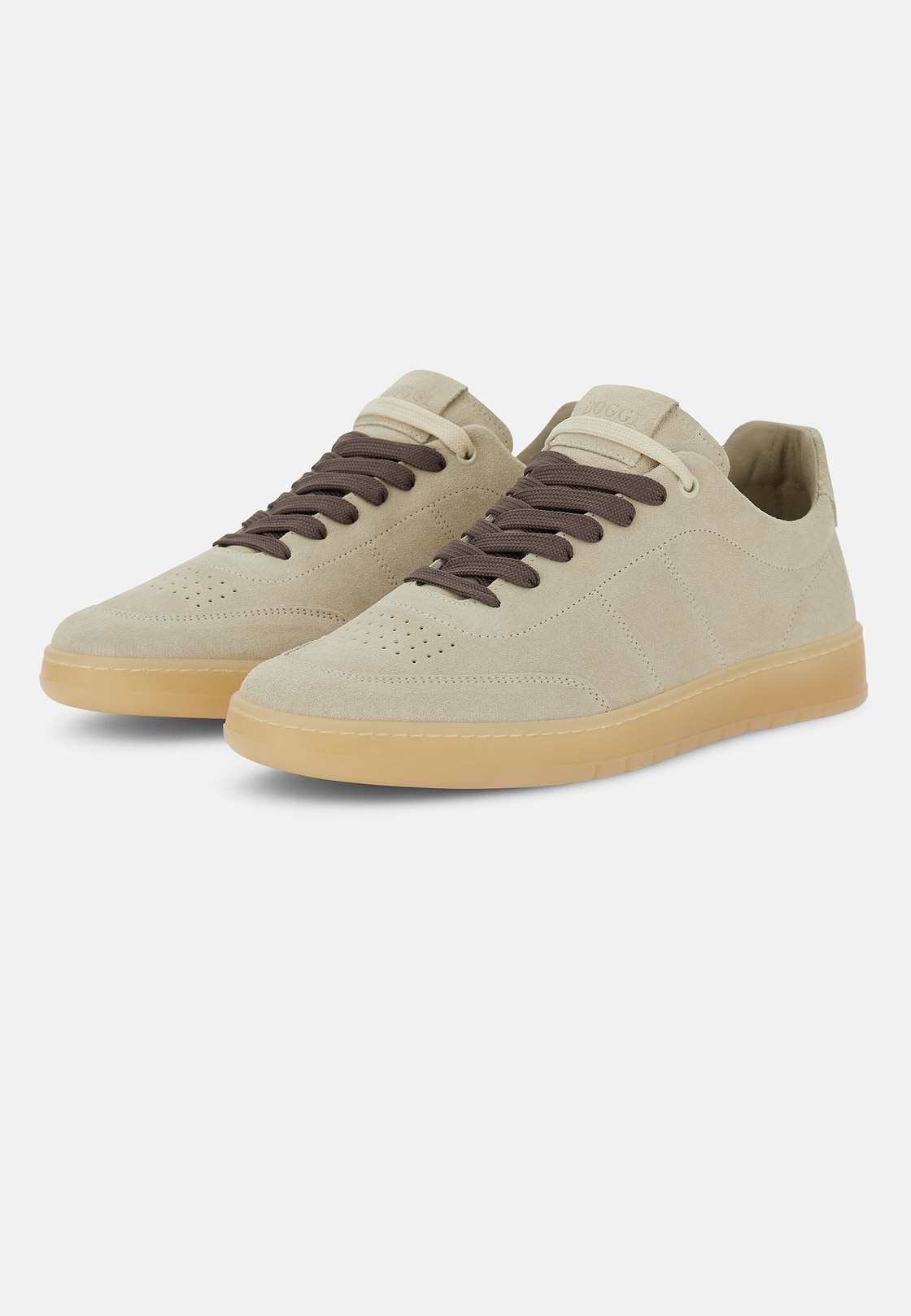Sneakers En Daim, Sable, hi-res