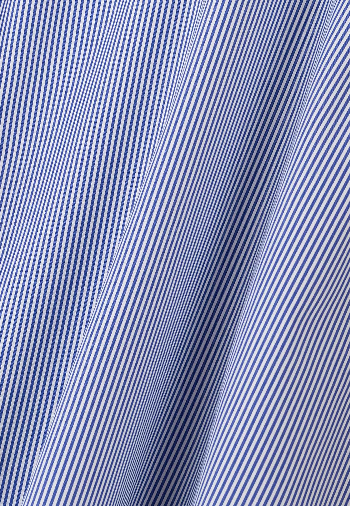 Overhemd Gestreept in Katoen Twill Regular Fit, Blue, hi-res, 5