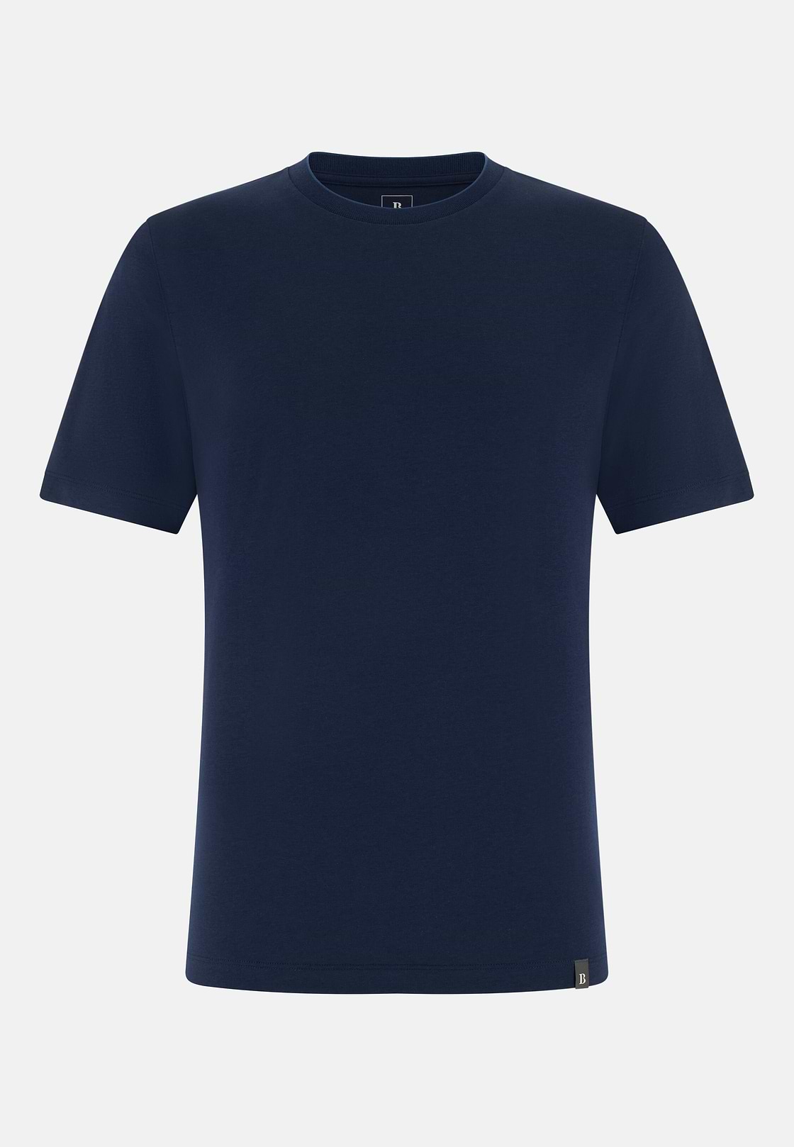 T-Shirt En Coton Tencel, bleu marine, hi-res, 5