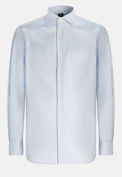 Stretch P.Point Windsor Collar Shirt Regular Fit, Light blue, hi-res