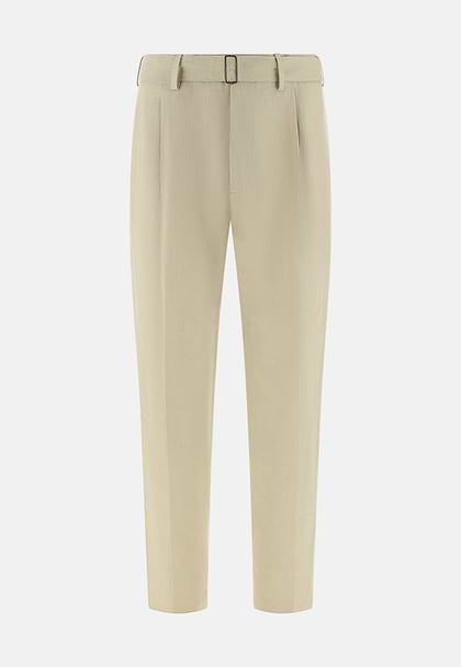 Linen Trousers, Sand, hi-res