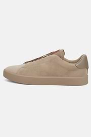 Sneakers En Daim, Taupe, hi-res