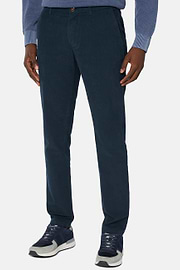 Light Corduroy Pants, Navy blue, hi-res