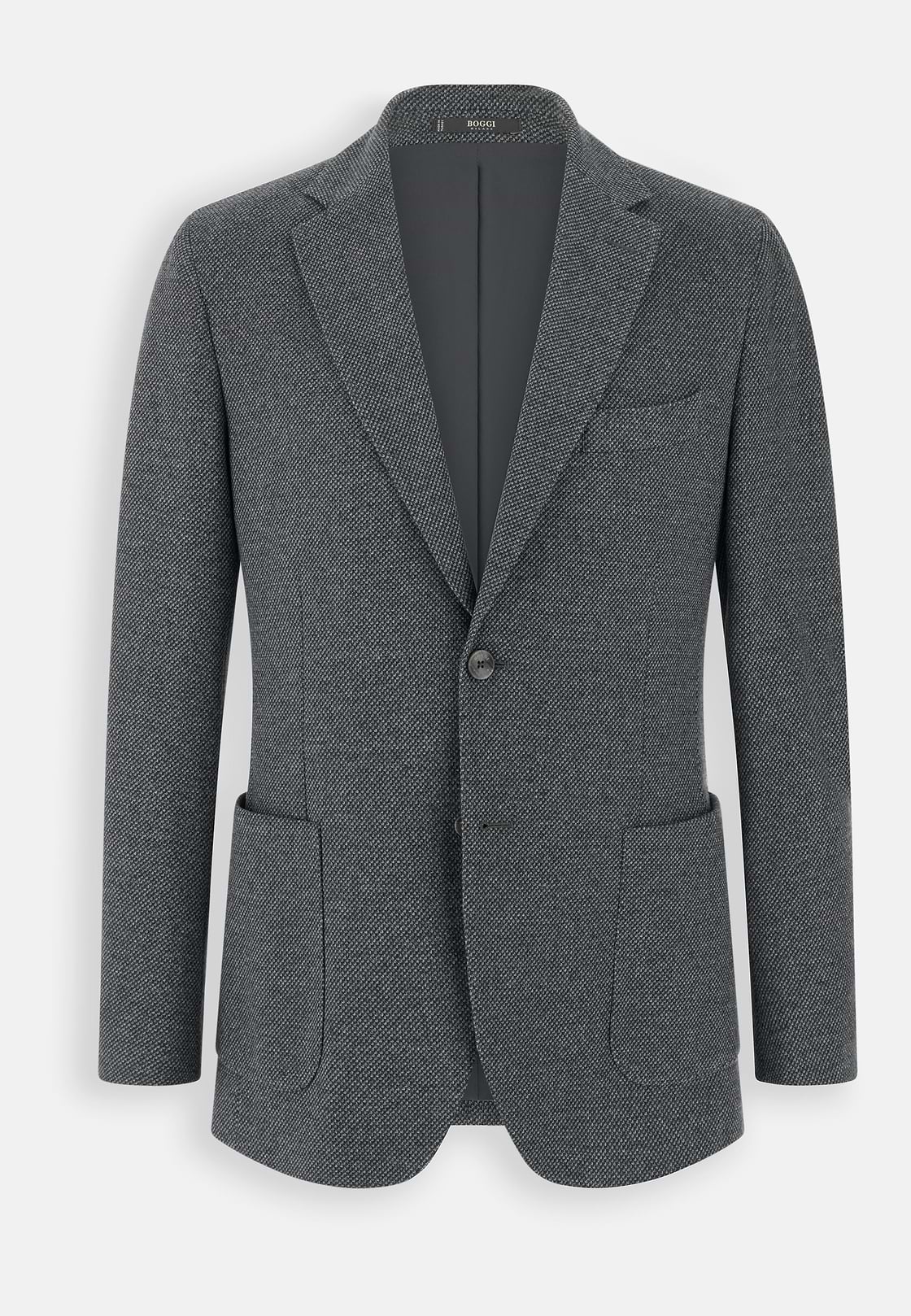 Veste Micromotif fantaisie Mixte Coton, Gris, hi-res, 6