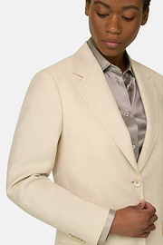 Veste en polylin, Crème, thumb, 4