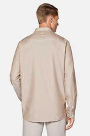 Chemise En Coton Regular Fit, Beige, hi-res