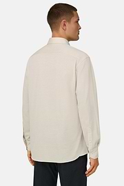 Polo Camicia In Pique, Sabbia, thumb, 3