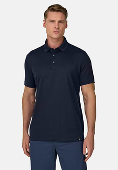 Jersey-Poloshirt mit S-Cafè®-Garn