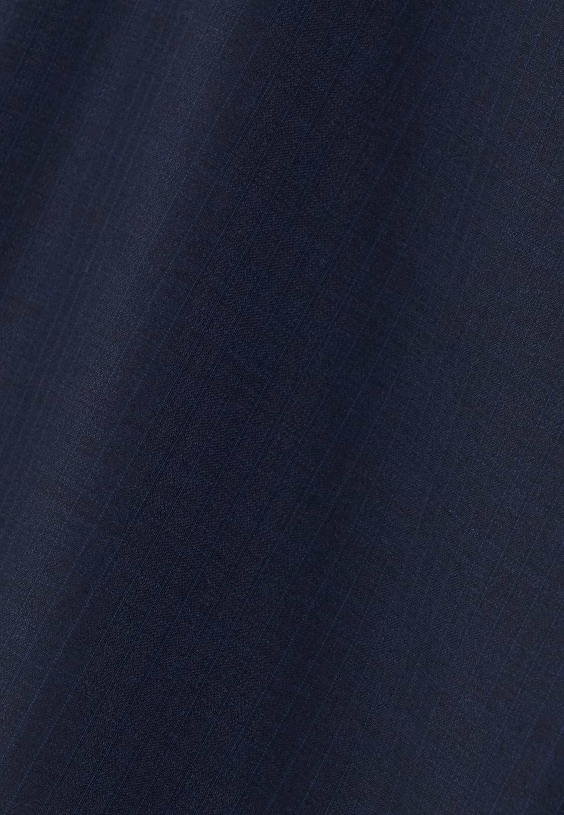 Suit in Stretch Wool Pinstripe, Navy blue, hi-res, 6