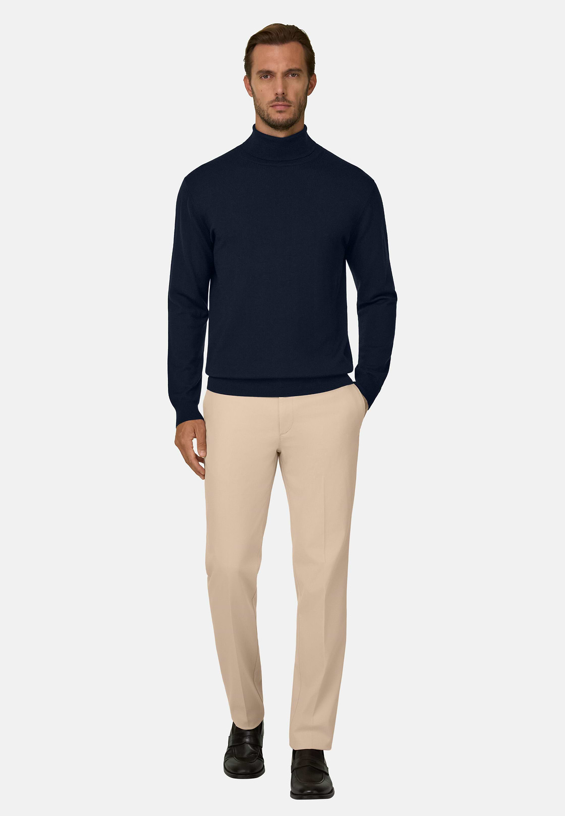 Hose aus baumwoll-tencel-stretch, , hi-res, 2