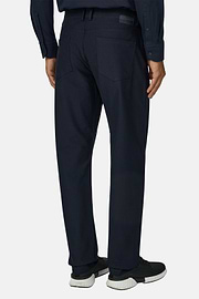 Jeans in Technical Fabric B Tech, Navy blue, thumb, 5