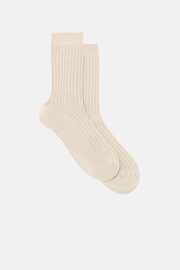 Gerippte Socken, Sand, thumb, 2