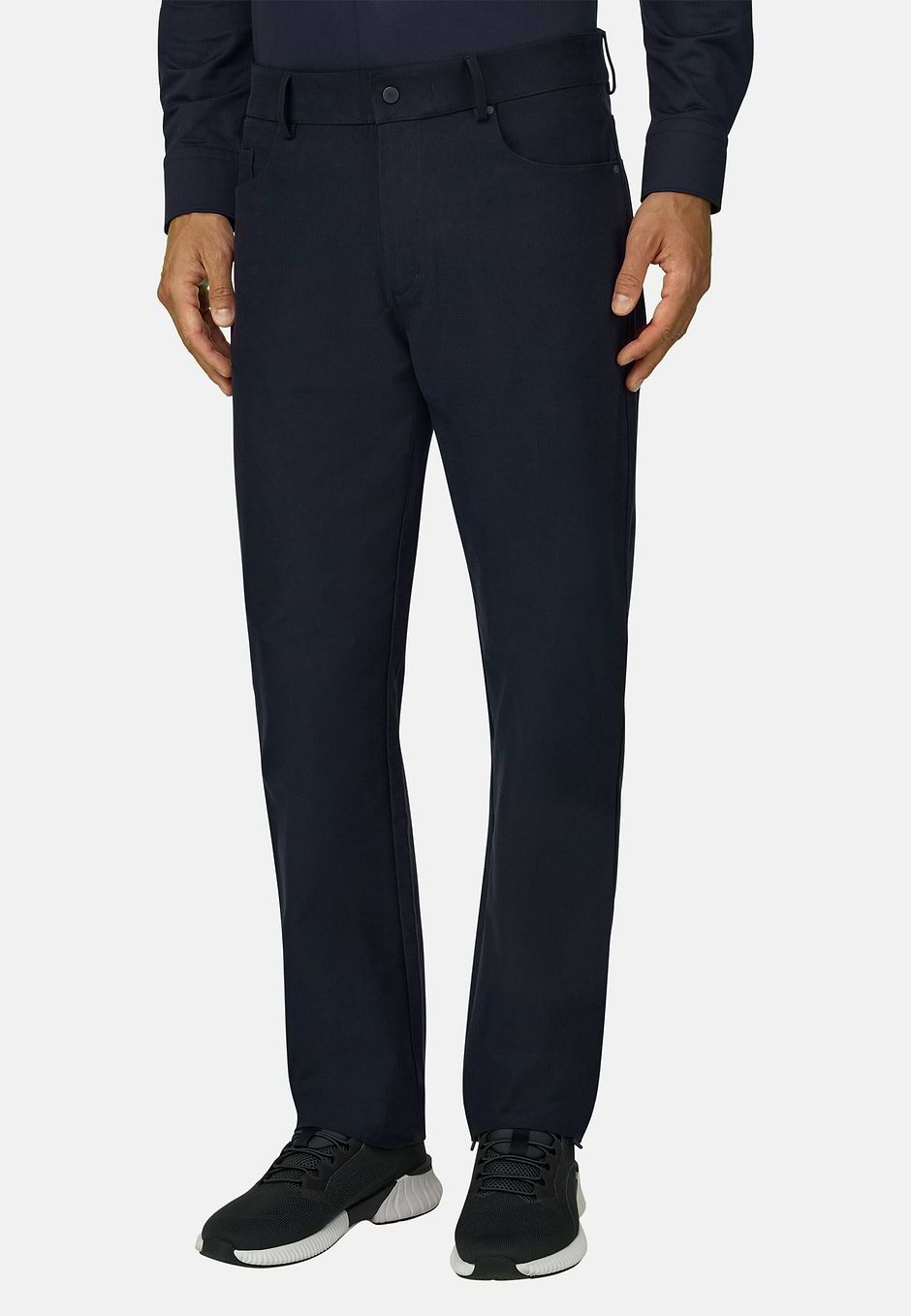 Jeans in Technical Fabric B Tech, Navy blue, hi-res