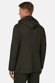 Sweatjacke Madison aus WOOLTECH, Militärgrün, thumb, 4