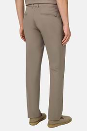 Hose Aus Baumwoll-Stretch, Taupe, thumb, 3