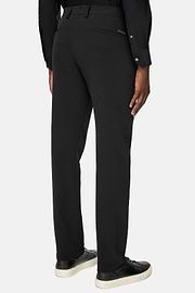 Pantaloni in nylon elasticizzato performance B Tech, Nero, hi-res