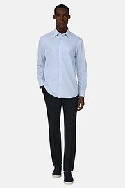 Polohemd Aus Japanischem Jersey Regular Fit, Hellblau, thumb, 2