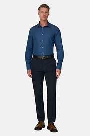 Overhemd in Katoenen Denim Regular Fit, Medium Blue, thumb, 2