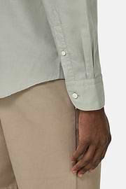 Regular Fit Tencel Linen Shirt, Green, hi-res