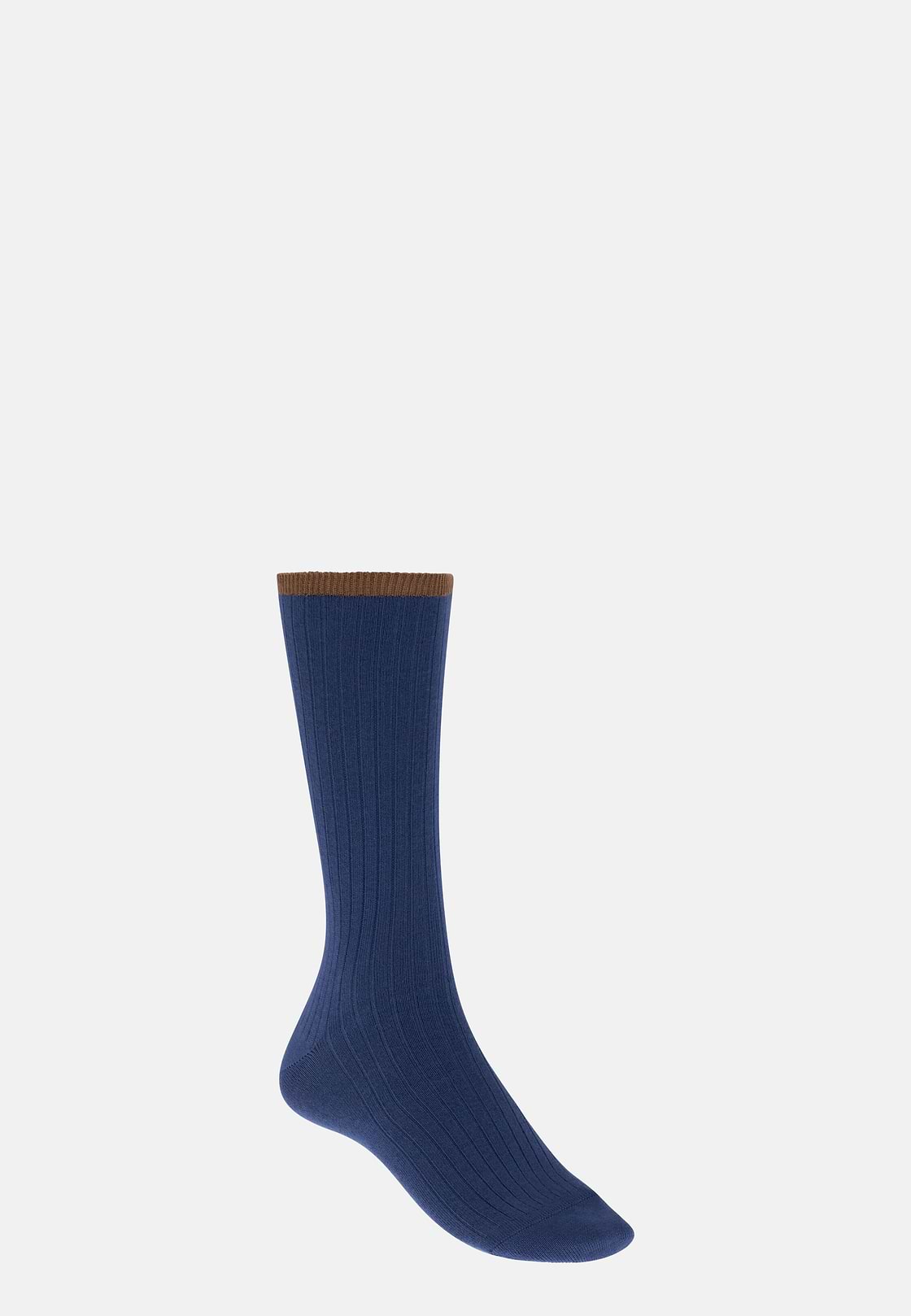 Gerippte Socken, Blau, hi-res, 1