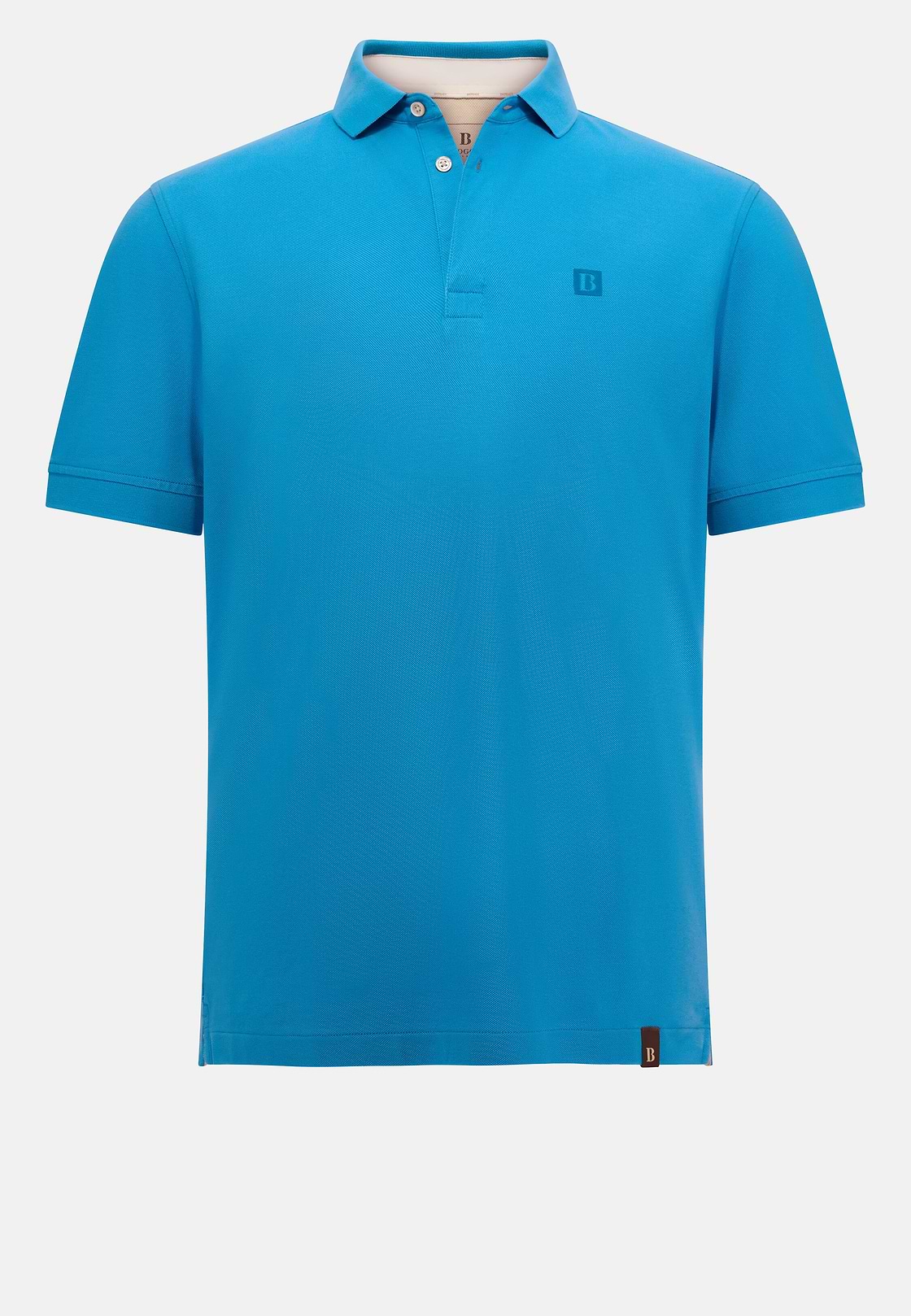 Polo De Piqué De Algodón, Azul turquesa, hi-res, 5