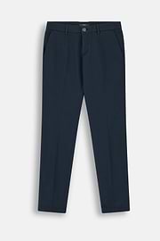 Trousers in Stretch Cotton, Navy blue, thumb, 6