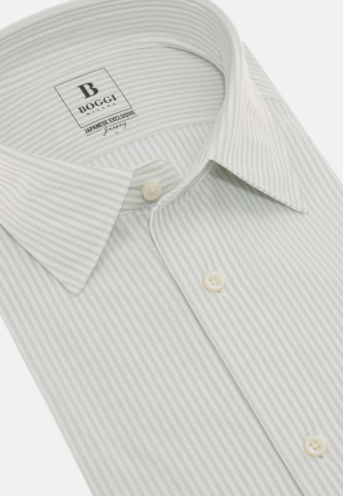 Polo En Jersey Japonais Regular Fit, Light grey, hi-res