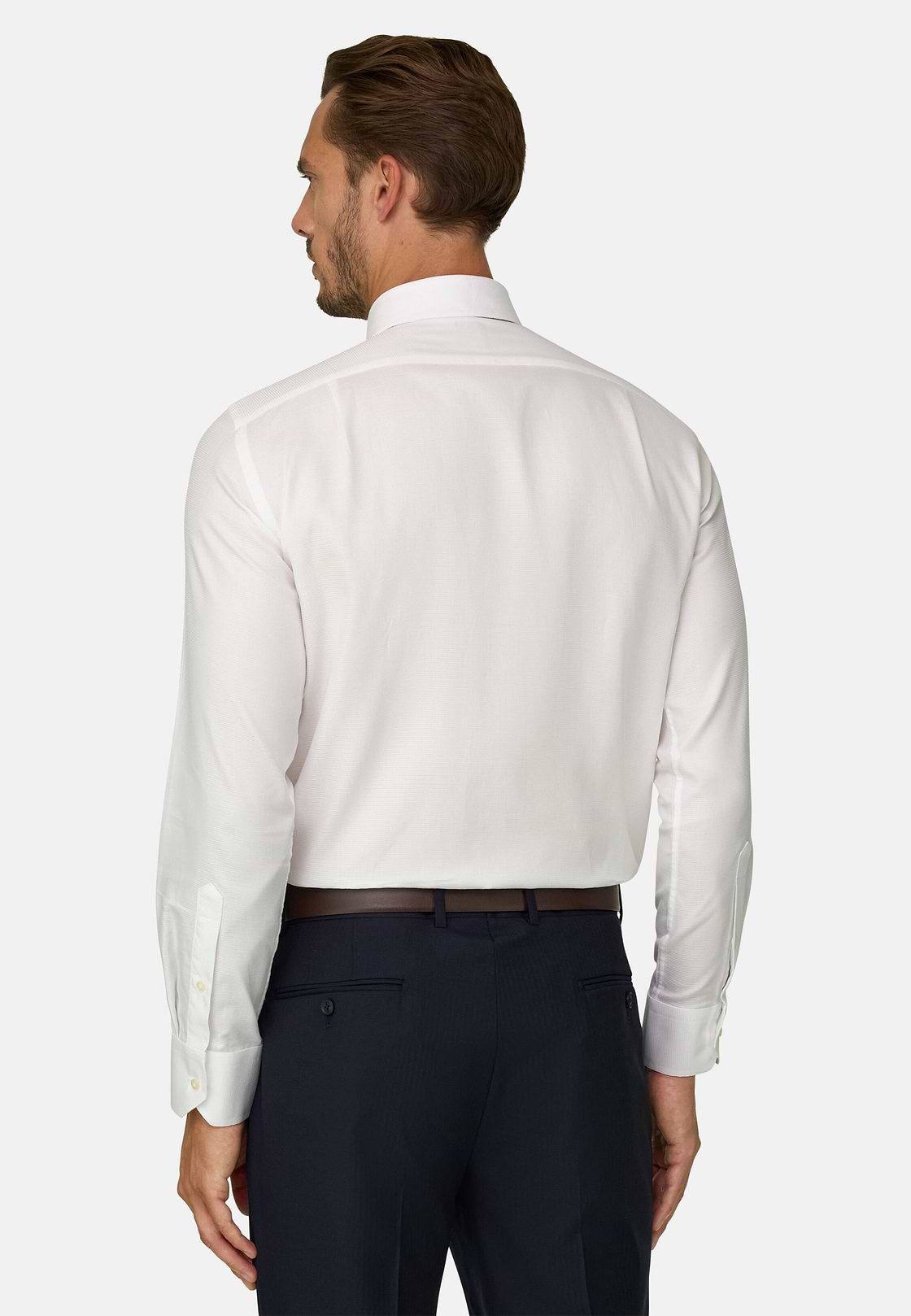 Shirt in Cotton Regular Fit, White, hi-res, 6