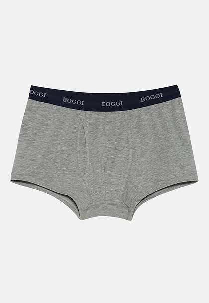 CODE 22 Boxer Uomo Sport Mesh Bay Trunk - Taglio Basso, Powder Blue/Lilla, Morbidissimo