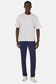 Stretch Cotton/Tencel Jeans, Navy blue, hi-res